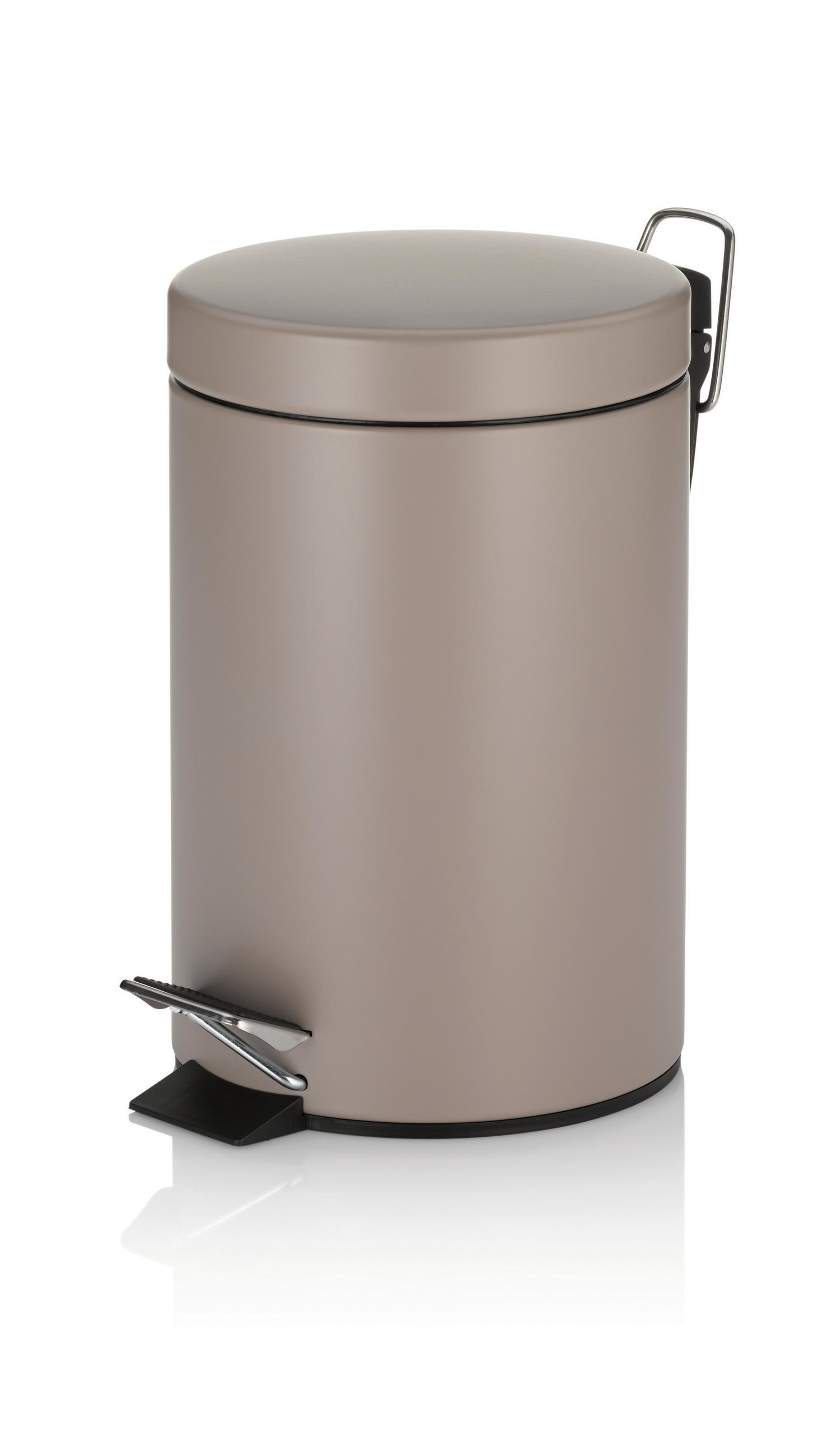 KOSMETIKEIMER 3 L - Schwarz/Braun, Basics, Kunststoff/Metall (17/26cm) - Kela