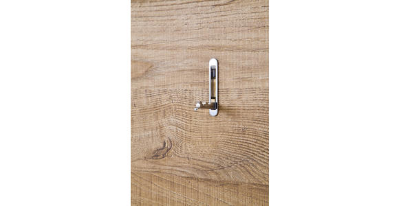 GARDEROBE 3-teilig in 135/190/39 cm - Eichefarben/Anthrazit, Design, Holzwerkstoff (135/190/39cm) - Carryhome