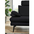 ECKSOFA in Echtleder Anthrazit  310/180 cm  - Anthrazit/Schwarz, Design, Leder/Metall (310/180cm) - Dieter Knoll