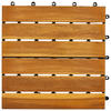 TERRASSENFLIESE Akazie Uno 10 Stück  - Akaziefarben, KONVENTIONELL, Holz/Kunststoff (30/30/2,4cm) - Ambia Garden