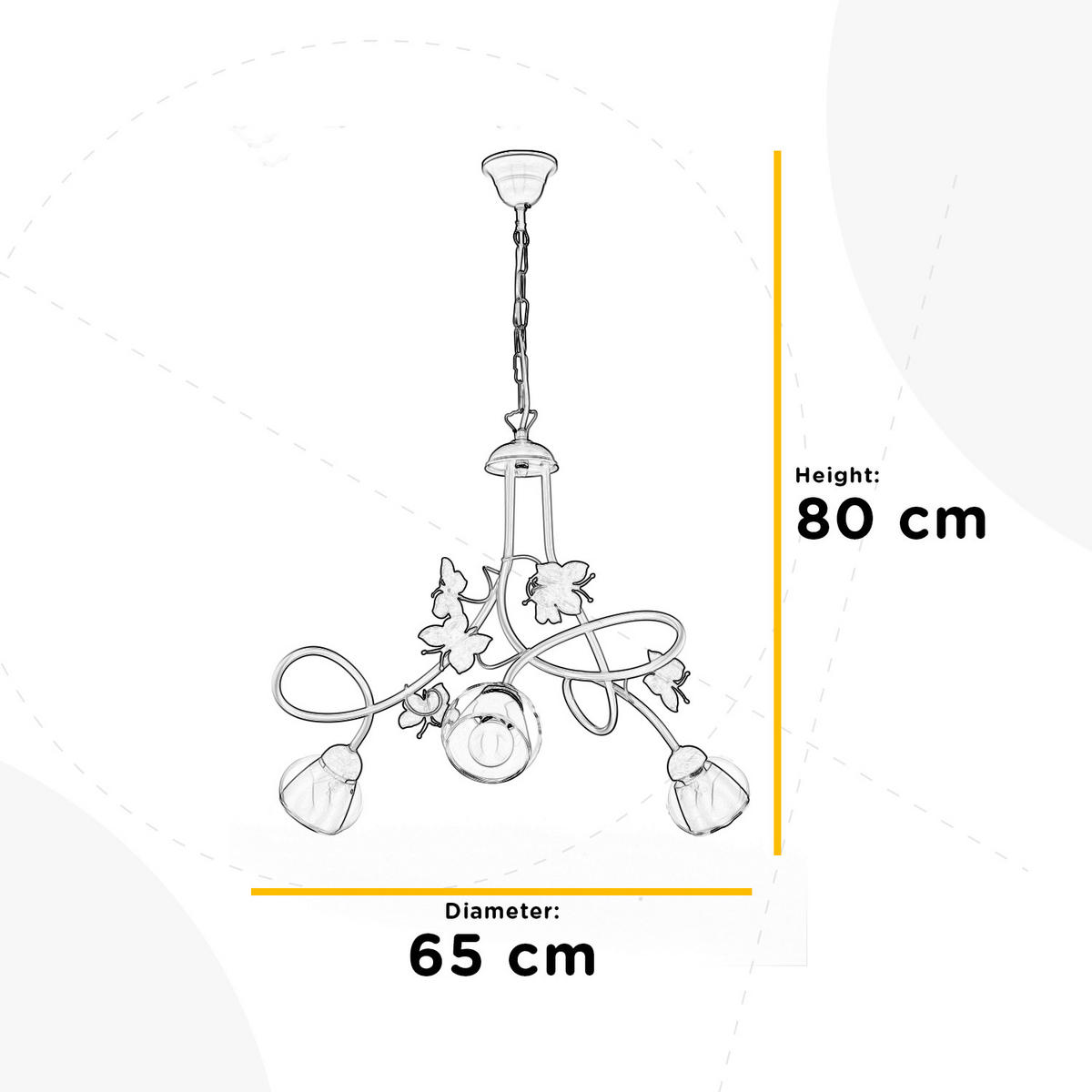 KINDERHÄNGELEUCHTE 65/80 cm   - Pink/Weiß, Basics, Glas/Metall (65/80cm)