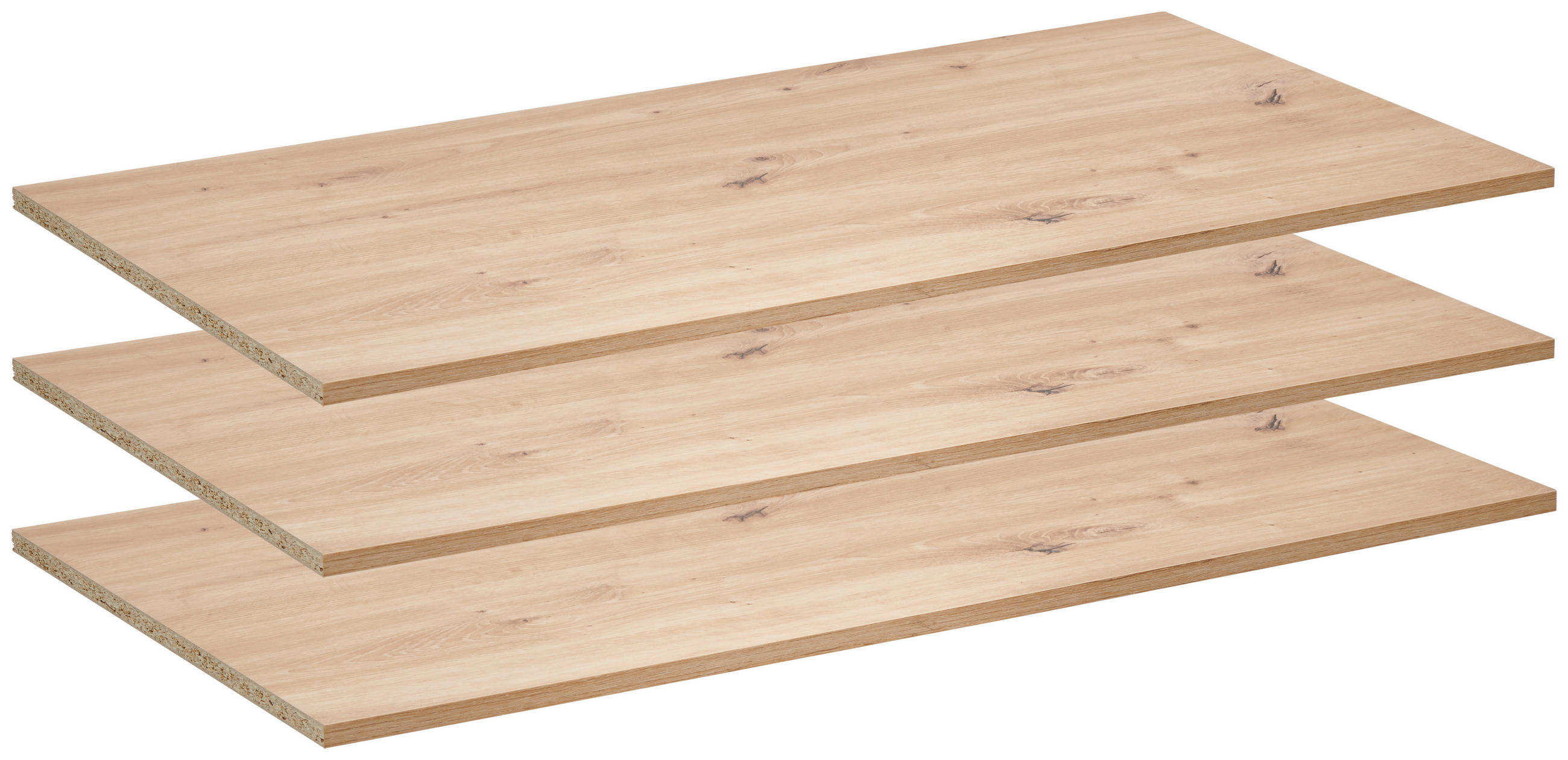 EINLEGEBODENSET 97,8/1,6/50,6 cm Eiche Artisan  - Eiche Artisan, Design, Holzwerkstoff (97,8/1,6/50,6cm) - Voleo