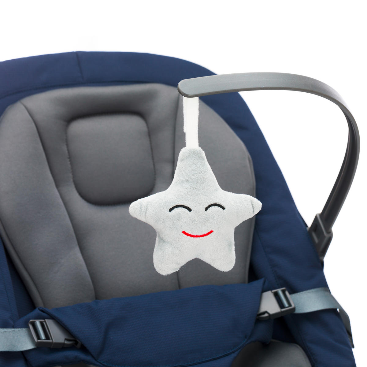 SCHAUKELWIPPE Star  - Dunkelblau, Basics, Textil/Metall (45/90/70cm) - Sonnhaus