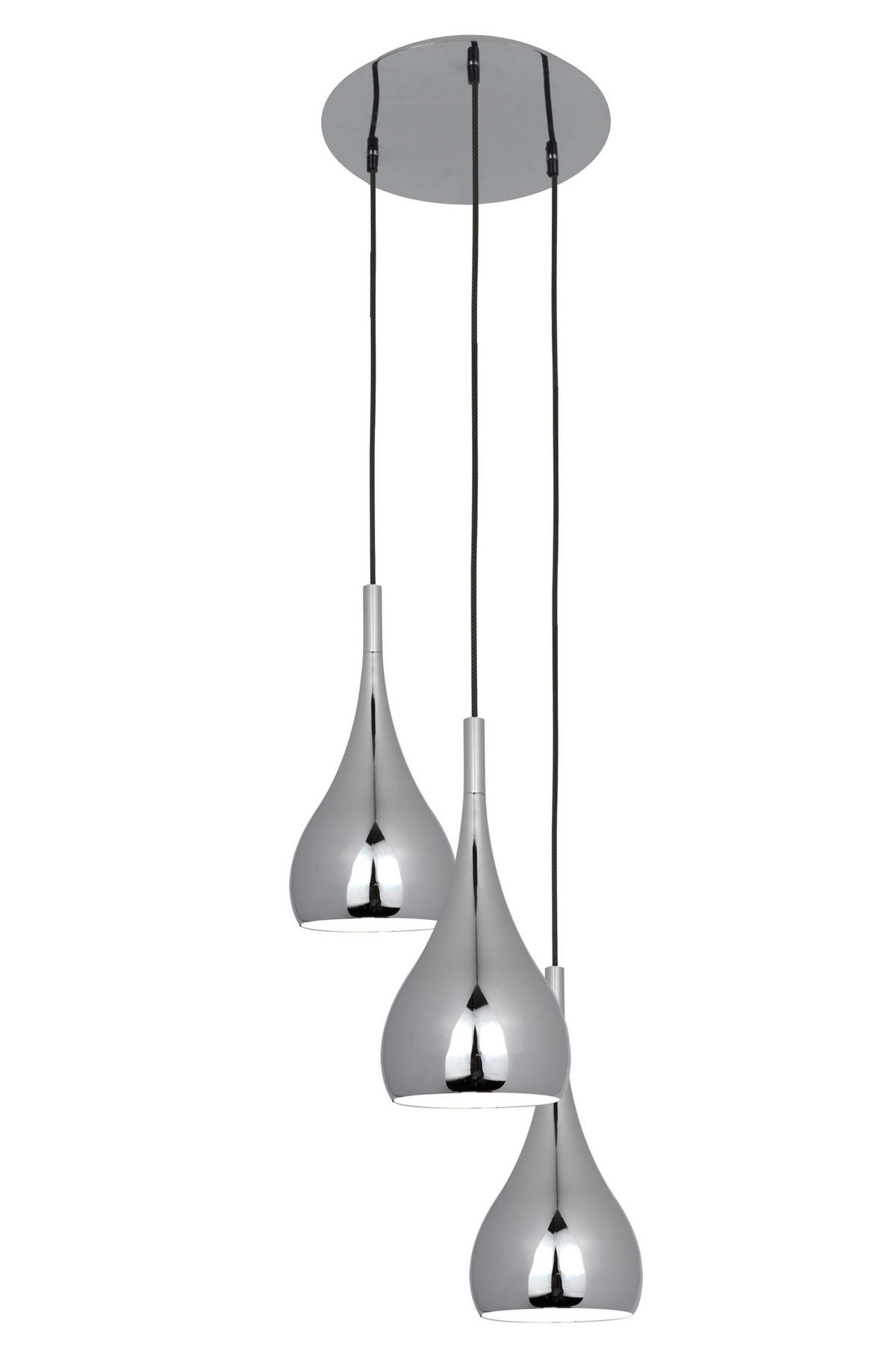 HÄNGELEUCHTE 30/120 cm   - Chromfarben, Trend, Metall (30/120cm) - Näve
