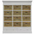 KOMMODE Pinie, Tanne furniert, teilmassiv Braun, Weiß - Braun/Weiß, Design, Holz (120/130,5/33,5cm) - Landscape