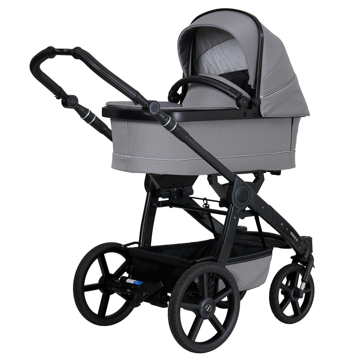KINDERWAGENSET ROCK IT Outdoor  - Schwarz/Grau, Basics, Textil/Metall (102/58/120cm) - Hartan