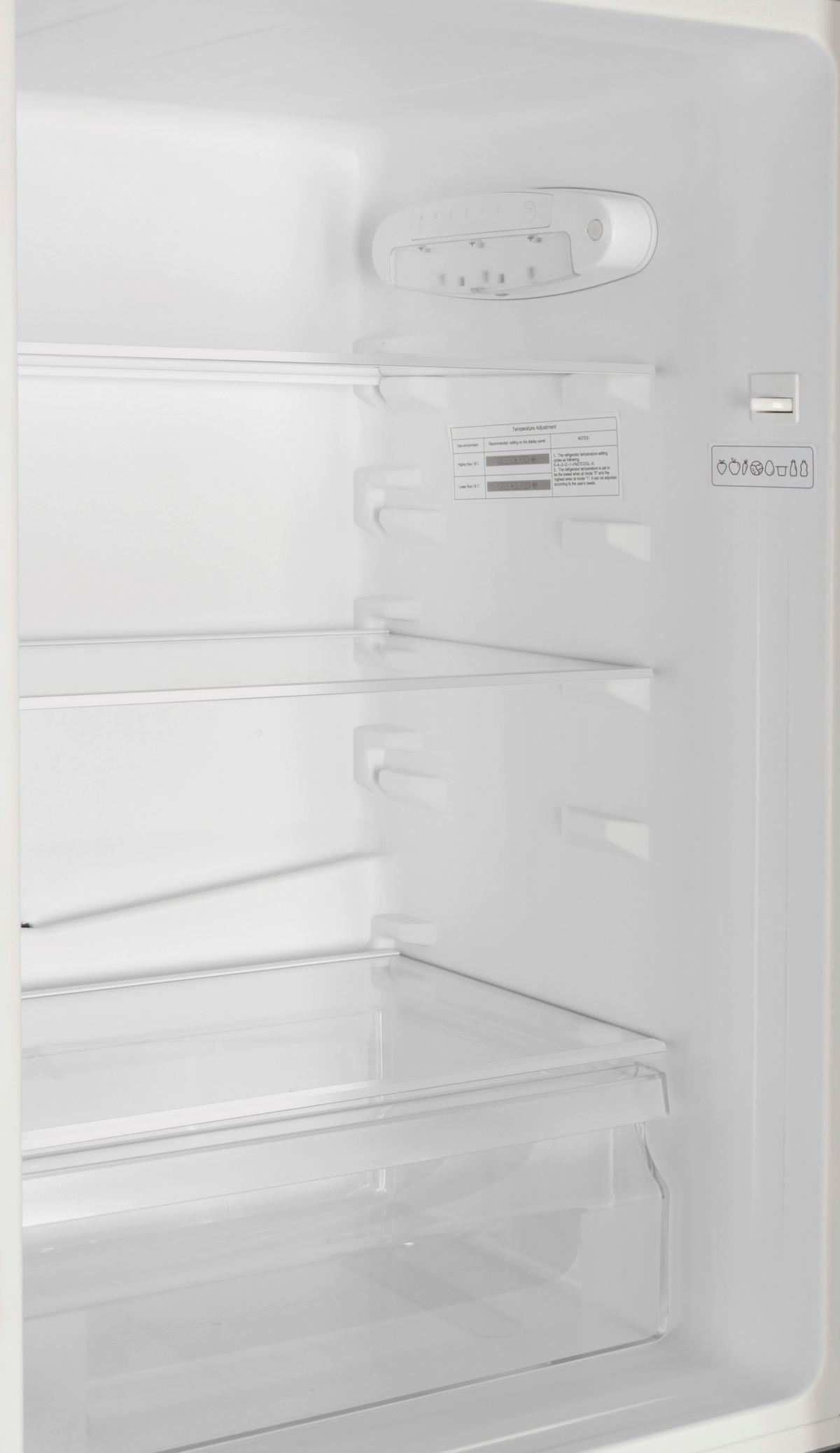 KYL-/FRYSKOMBINATION KG144BS-52  - antracit, Basics, metall/glas (47,4/144/49,5cm) - Respekta