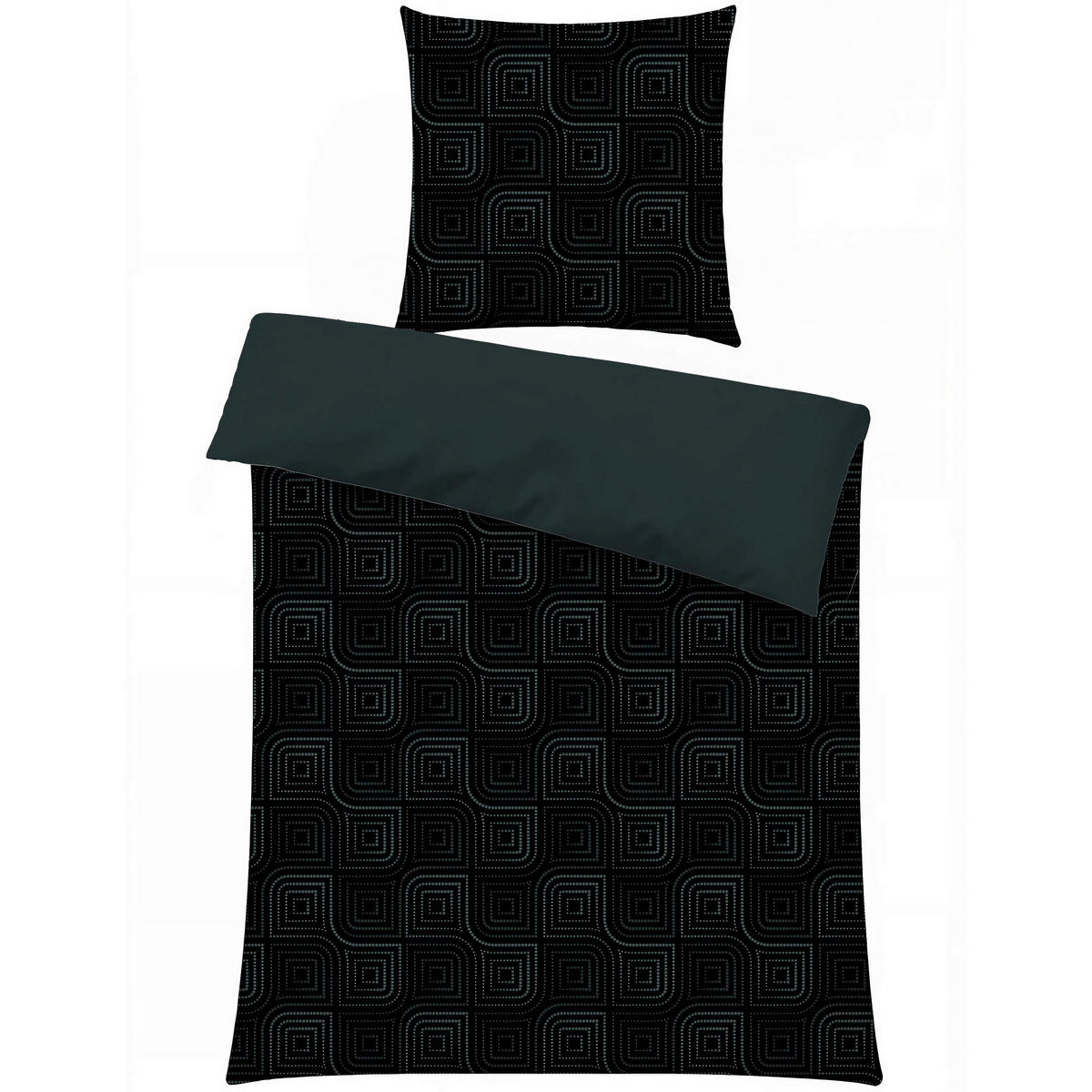 BETTWÄSCHE 135/200 cm  - Multicolor/Petrol, Basics, Textil (135/200cm)