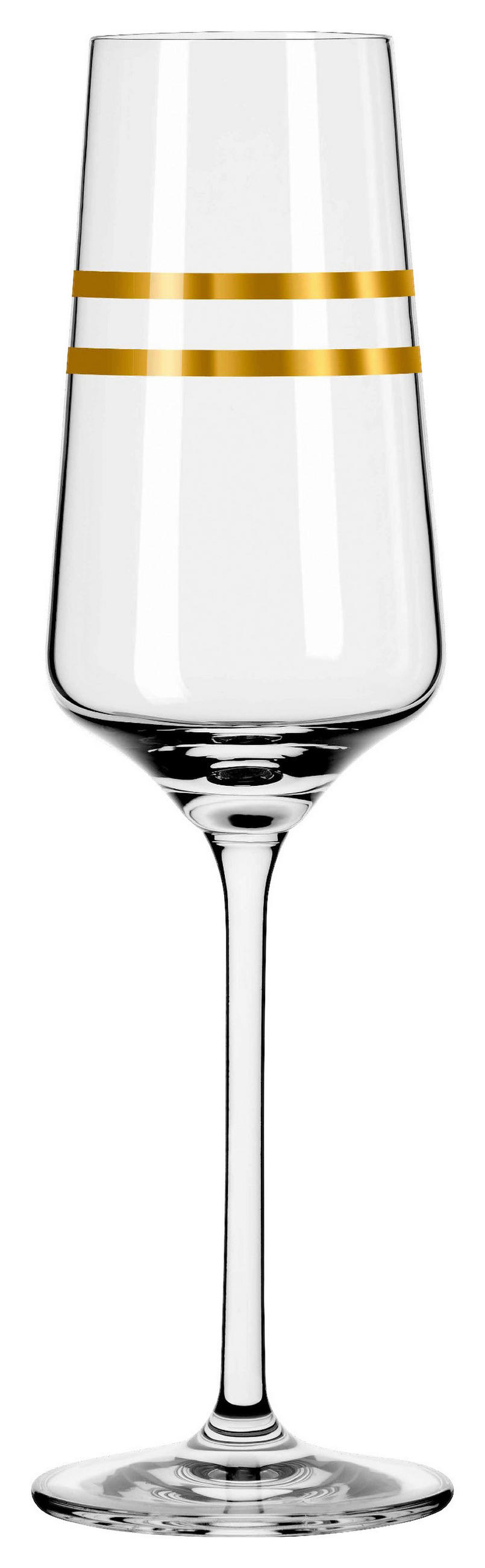 CHAMPAGNERGLAS Celebration Deluxe 230 ml 2-teilig  - Goldfarben, Glas (0,23cm) - Ritzenhoff