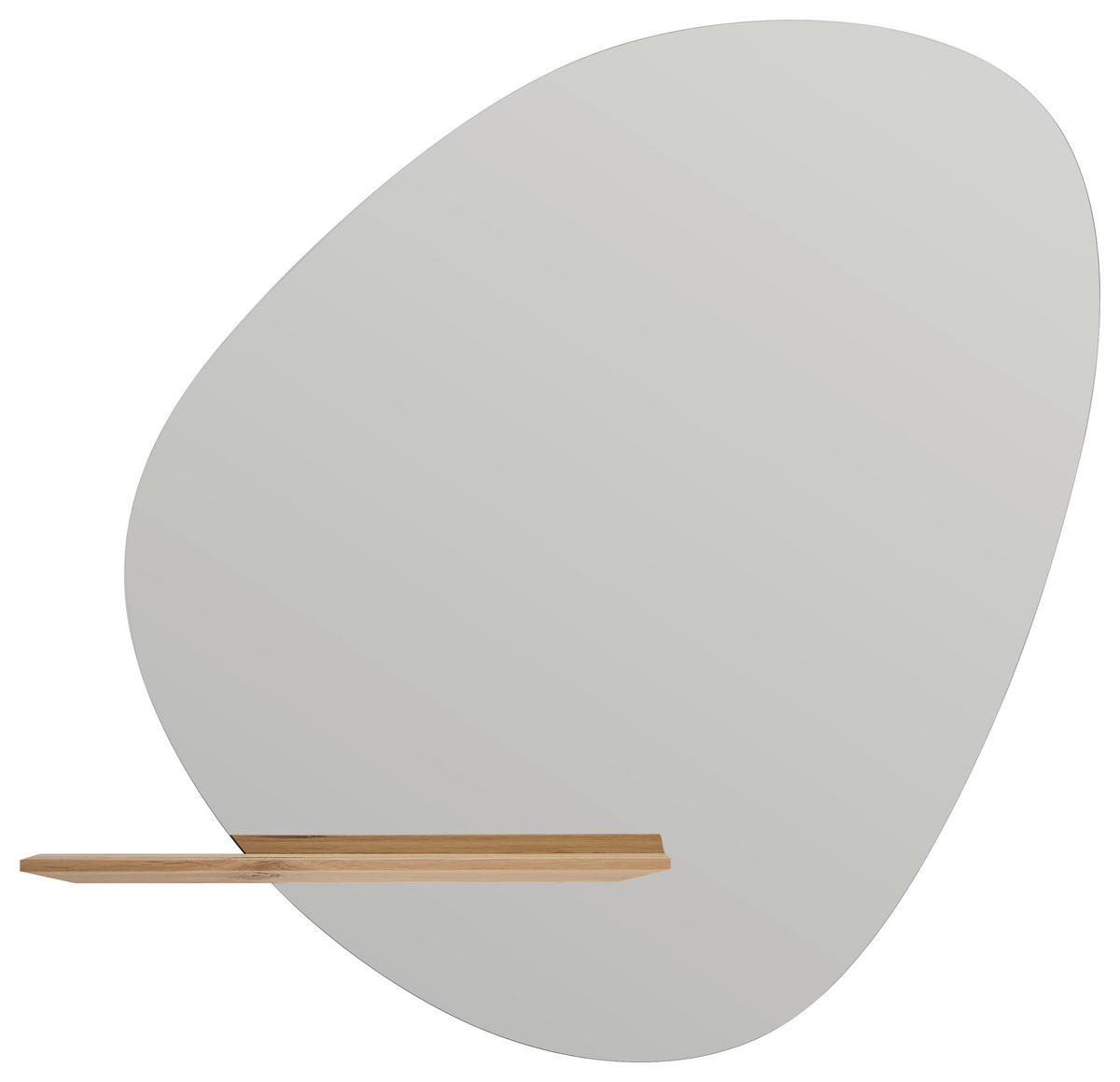 SPIEGEL 82/81/18 cm    in organisch  - Design, Glas/Holz (82/81/18cm) - Johann Jakob