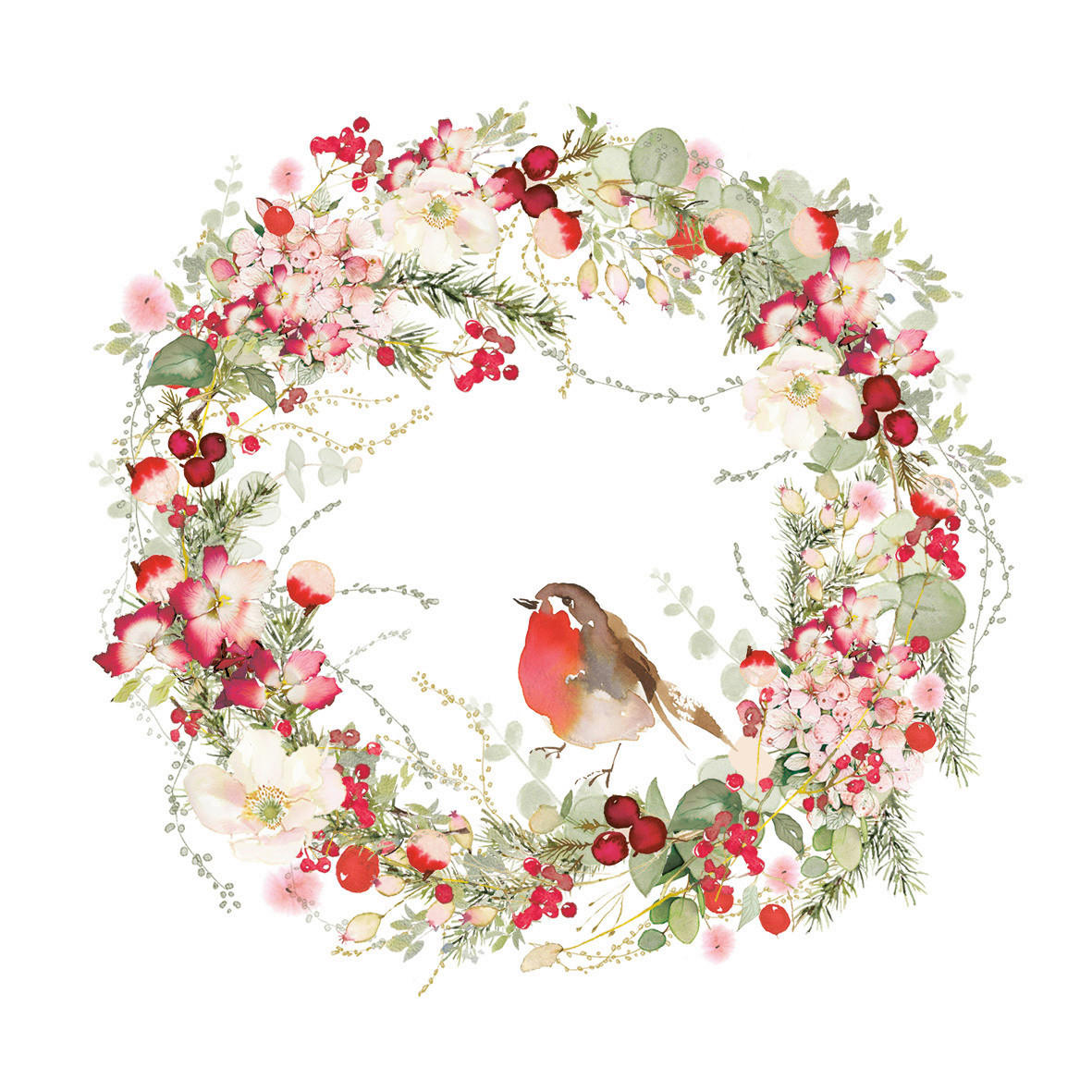 SERVIETTE  17.5/17.5 cm   - Multicolor, Trend, Papier (17.5/17.5cm) - PPD