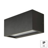 AUßENWANDLEUCHTE 25/10,3/11,0 cm   - Anthrazit, Design, Metall (25/10,3/11,0cm)