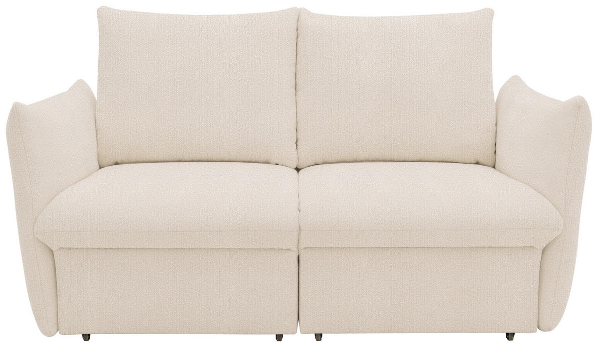 2-SITZER-SOFA in Mikrofaser Creme  - Creme, Design, Textil (180/100/97cm) - LOOKS by W.Joop