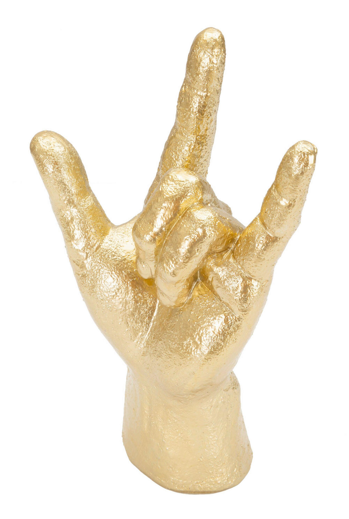 SKULPTUR - Goldfarben, Basics, Kunststoff (14.5/23/7cm)