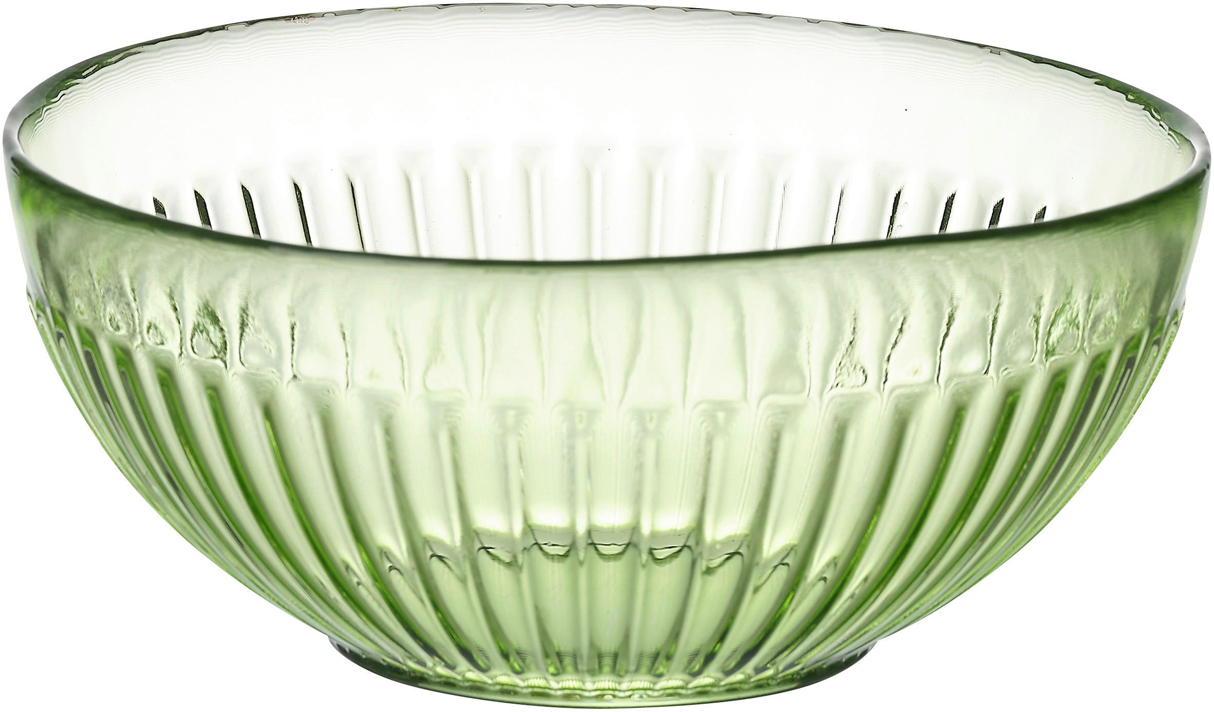 MISKA, sklo, 18/8 cm  - zelená, Basics, sklo (18/8cm)