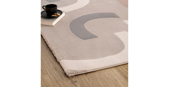 WEBTEPPICH 80/150 cm Tiles Sandfarben  - Sandfarben, Design, Textil (80/150cm) - Novel