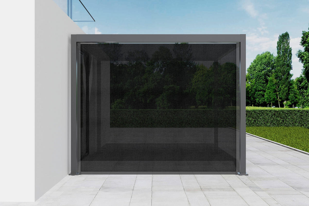 PERGOLA-ROLLO 278/231,5/9 cm   - Anthrazit, Basics, Metall (278/231,5/9cm) - Gardenson