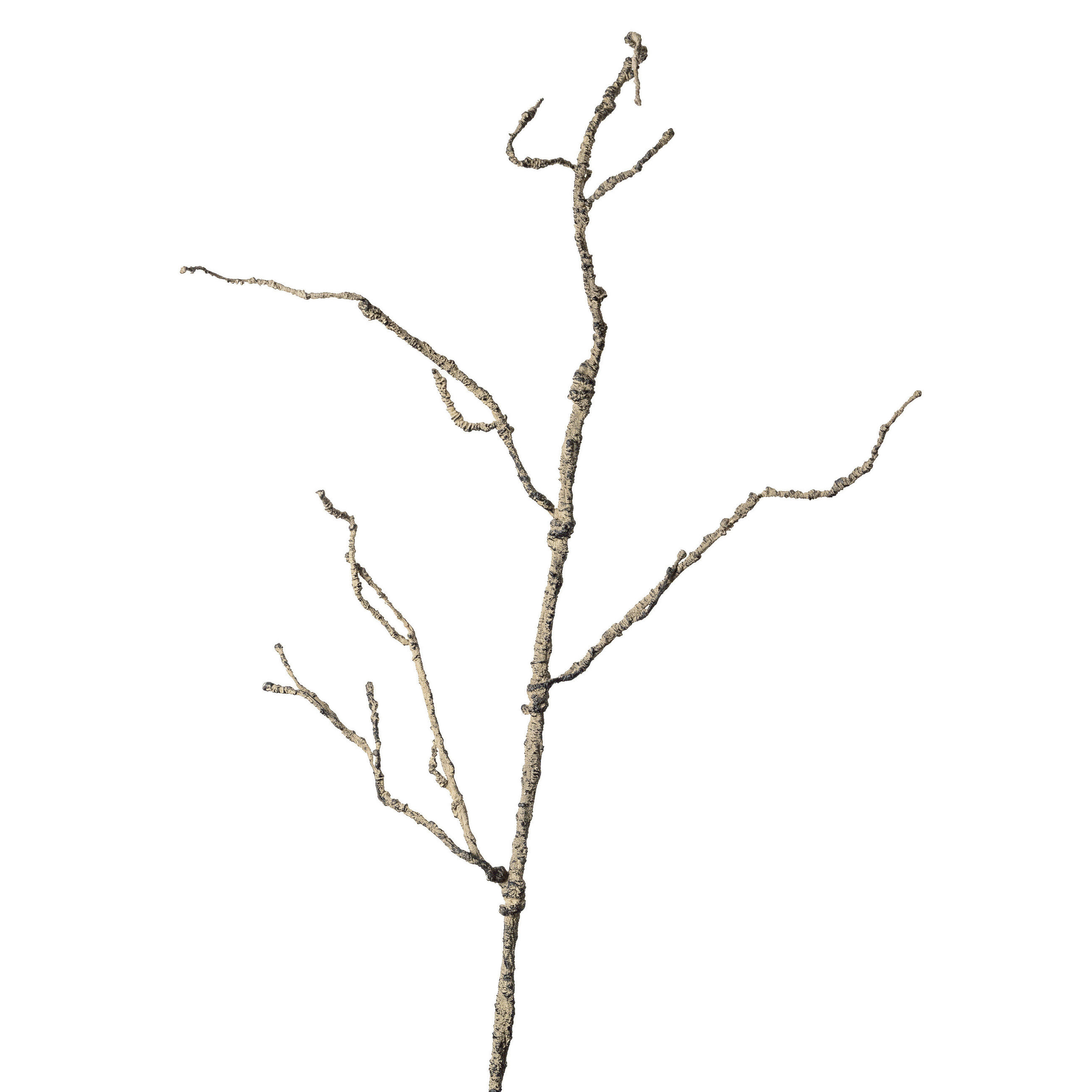 DEKOZWEIG  - Schwarz/Braun, Basics, Kunststoff/Textil (110cm)