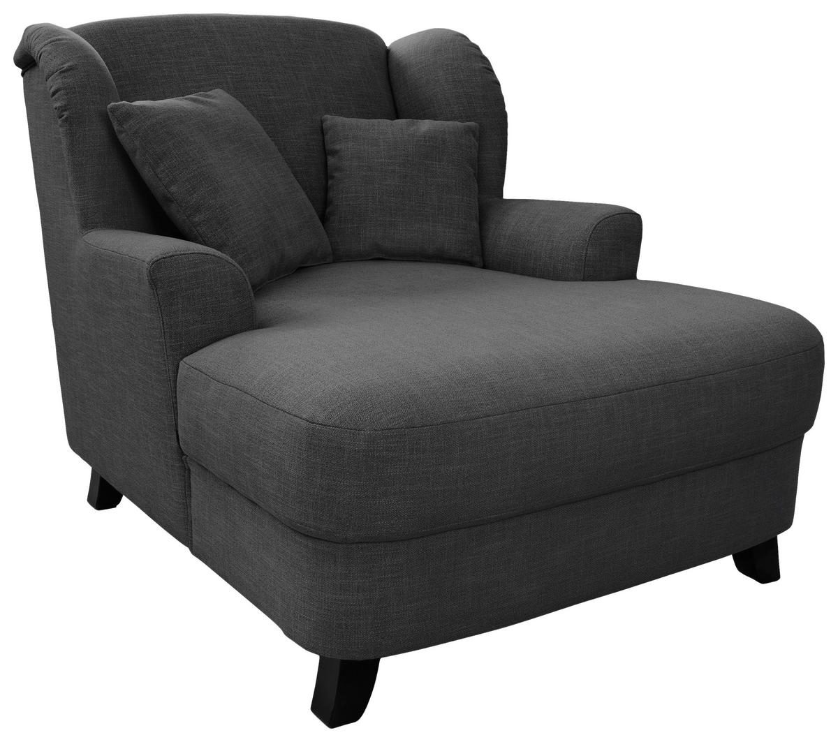 XXL-SESSEL in Dunkelgrau  - Dunkelgrau/Beige, Modern, Holzwerkstoff/Textil (109/104/145cm) - Sit & More