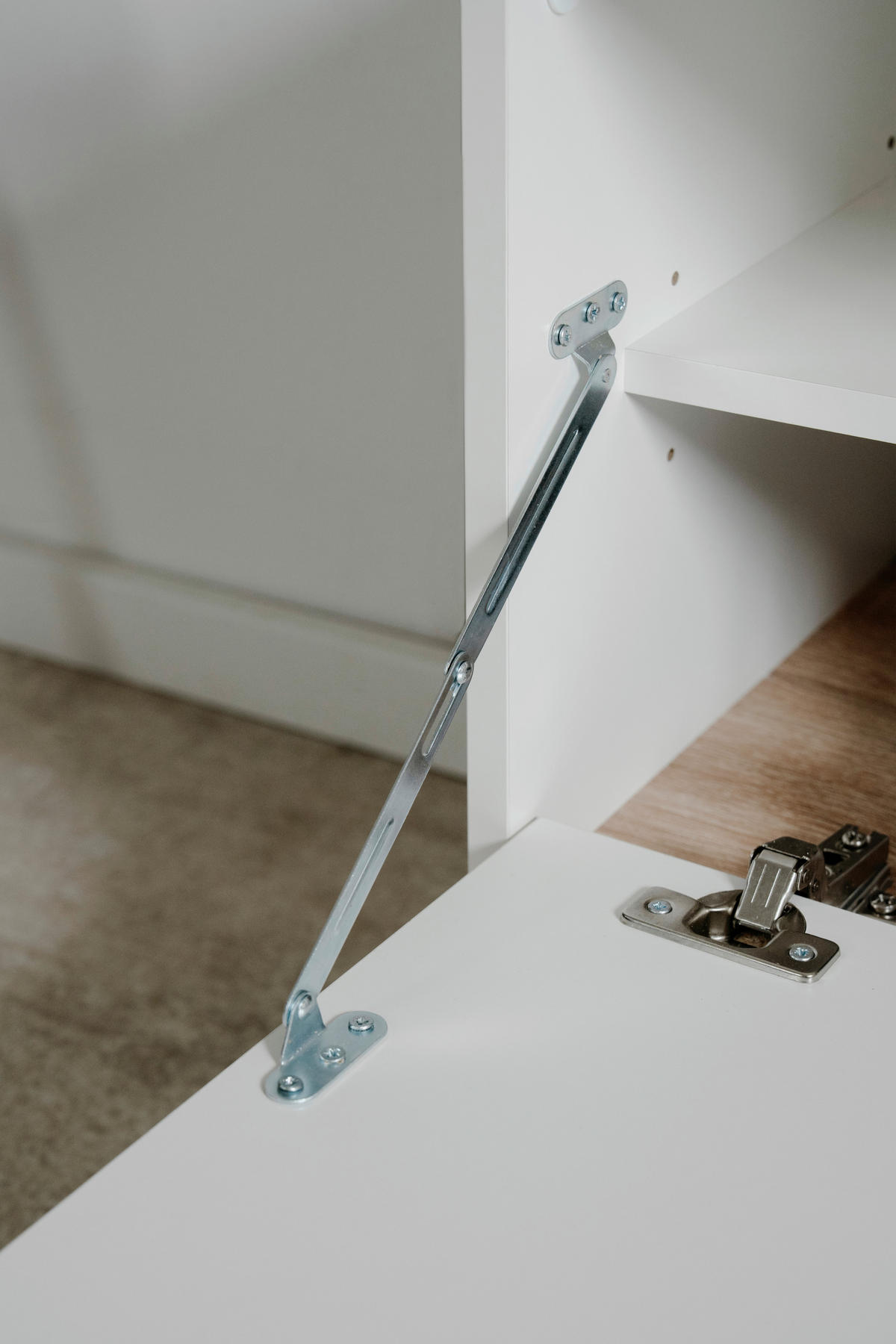 GARDEROBE 3-teilig  in 68/195/32 cm  - Weiss/Sonoma Eiche, Design, Glas/Holzwerkstoff (68/195/32cm) - MID.YOU