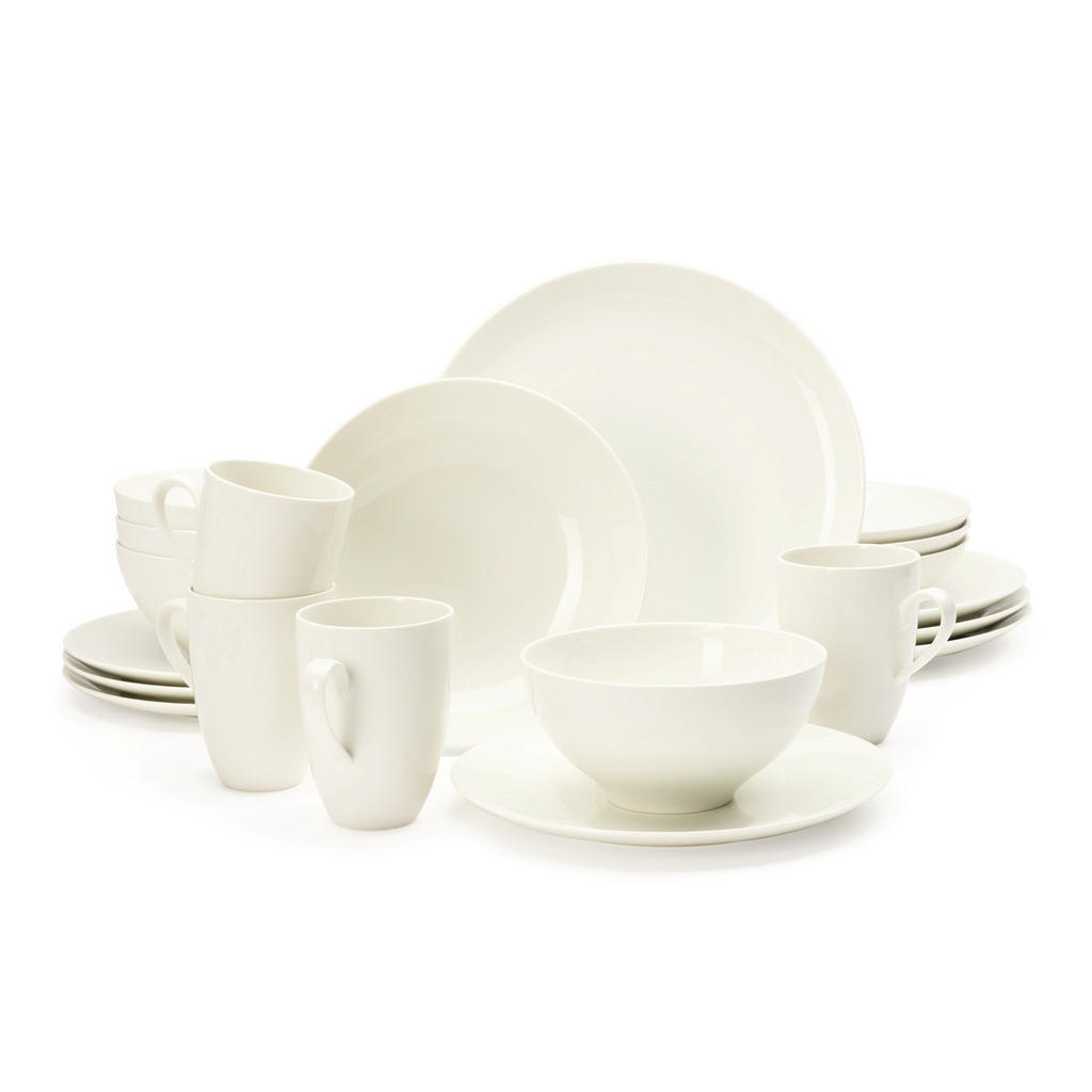 Seltmann Weiden KOMBINOVANÝ SERVIS 20-dielne, porcelán keramika