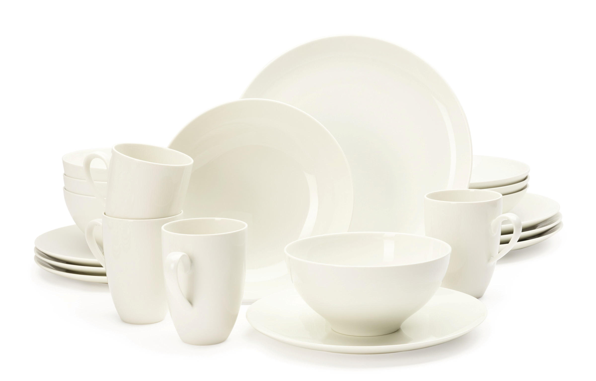 Seltmann Weiden Kombiservice Savona uni Creme 39.4x29.6x28.6 cm