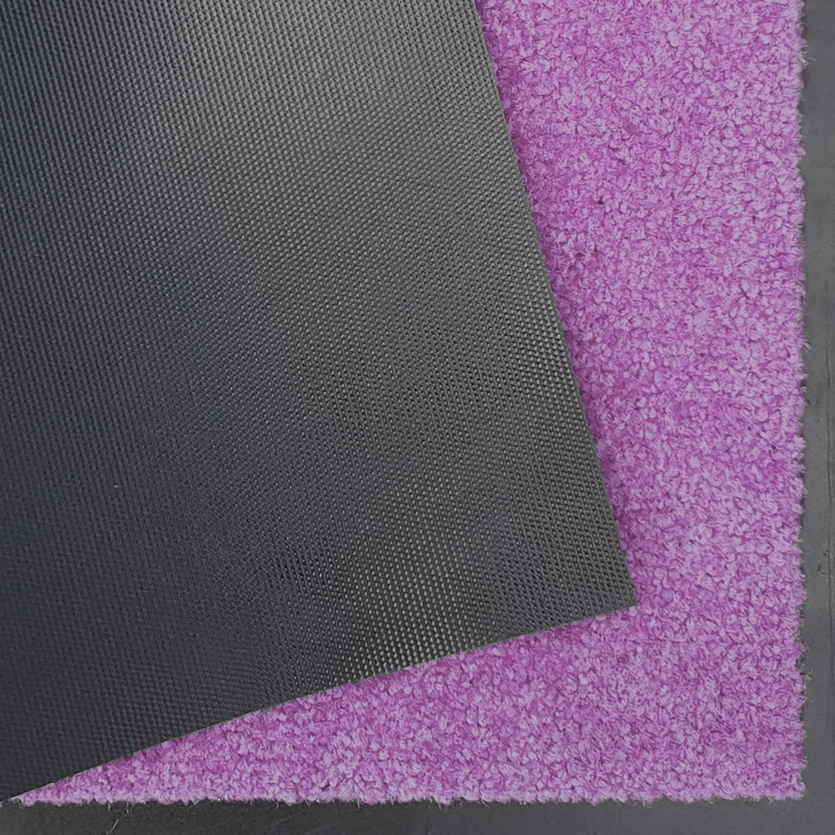SCHMUTZFANGMATTE  90/150 cm  Lila  - Lila, Basics, Kunststoff/Textil (90/150cm) - Hanse Home