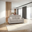 SCHLAFSOFA Mikrofaser Beige - Beige/Creme, KONVENTIONELL, Kunststoff/Textil (186/101/101cm) - Carryhome