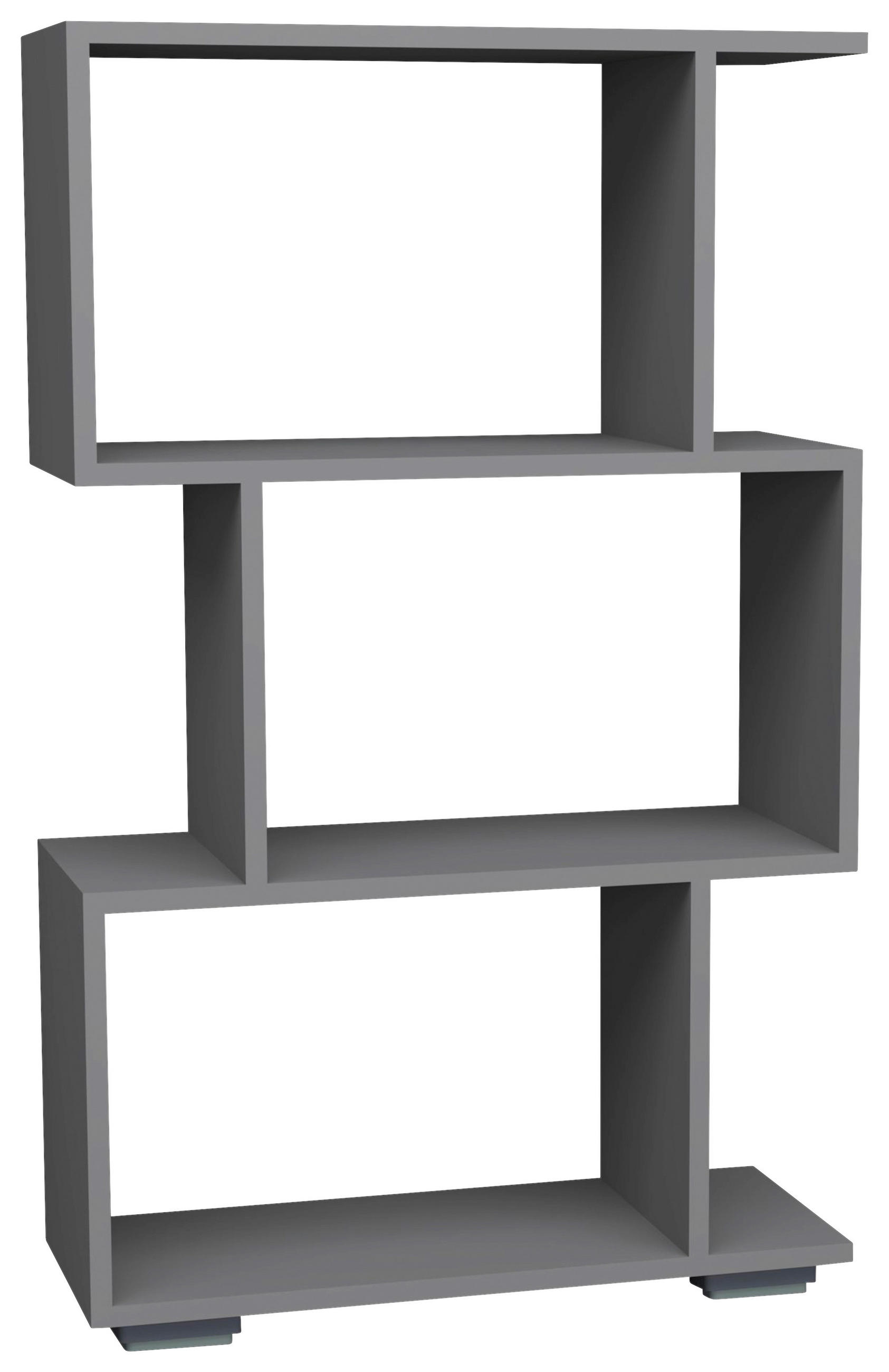 HYLLA i 60/97/24 cm antracit  - silver/antracit, Design, trämaterial/plast (60/97/24cm) - MID.YOU