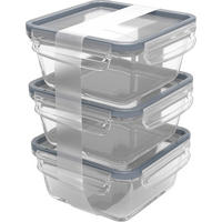 FRISCHHALTEDOSE CLIC & LOCK 0,75 L  - Blau/Transparent, Basics, Glas/Kunststoff (16,5/16,5/22,8cm) - Rotho