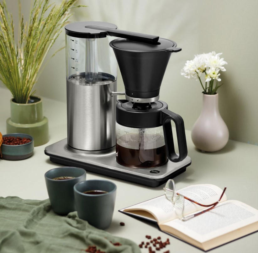 KAFFEBRYGGARE  - silver, Design, metall/glas - Wilfa