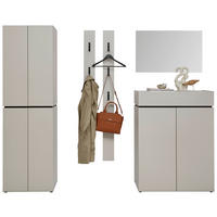 GARDEROBE 5-teilig  in 300/199/40 cm  - Kaschmir, Design, Holzwerkstoff (300/199/40cm) - Voleo