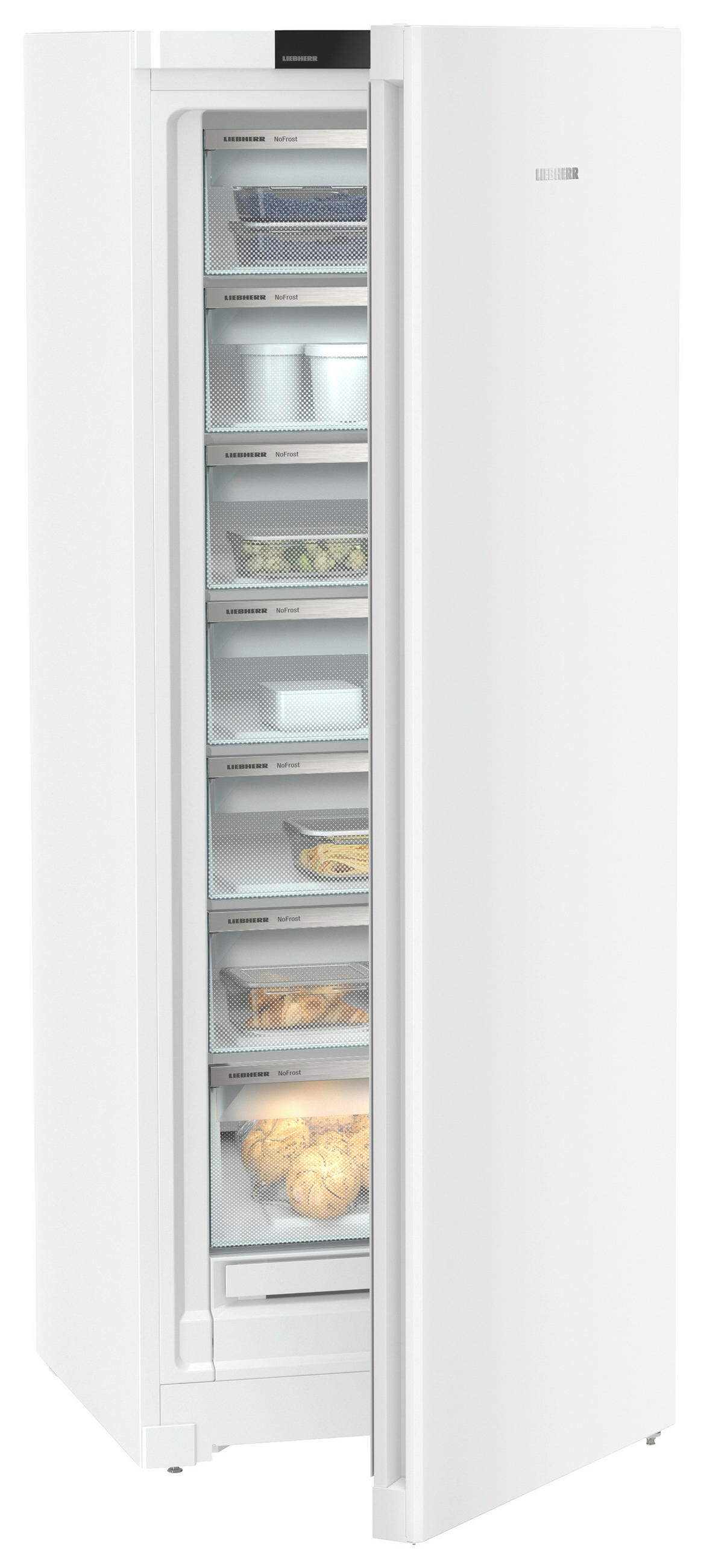 GEFRIERSCHRANK FNc 7227  - Weiß, Basics, Metall (69,7/185,5/76cm) - Liebherr