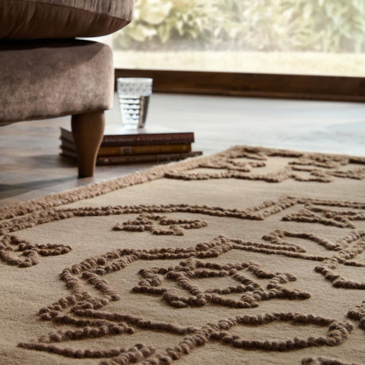 WOLLTEPPICH 200/290 cm Naturfarben rechteckig  - Naturfarben, Basics, Textil (200/290cm) - Flair Rugs