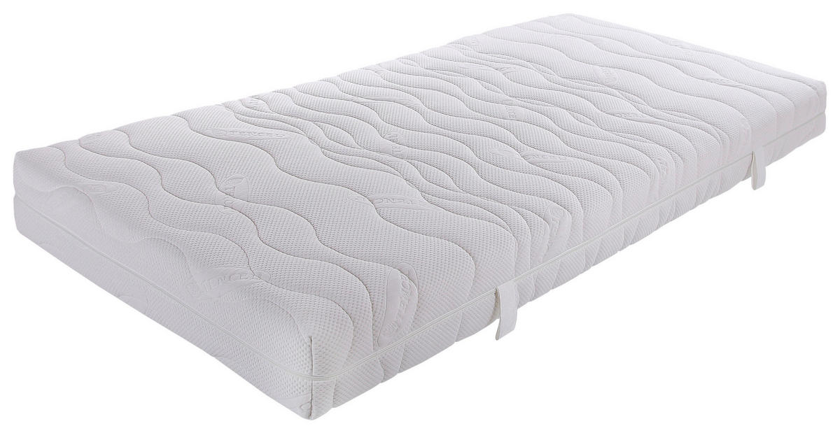 WENDEMATRATZE COTTON TWIN 90/200 cm Höhe ca. 20 cm  - Weiß, Basics, Textil (90/200cm) - Breckle