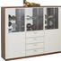 HIGHBOARD 180.0/147.9/39.1 cm - Edelstahlfarben/Nussbaumfarben, Design, Glas/Holz (180.0/147.9/39.1cm) - Invivus HIGHBOARD 180.0/147.9/39.1 cm - Edelstahlfarben/Nussbaumfarben, Design, Glas/Holz (180.0/147.9/39.1cm) - Invivus