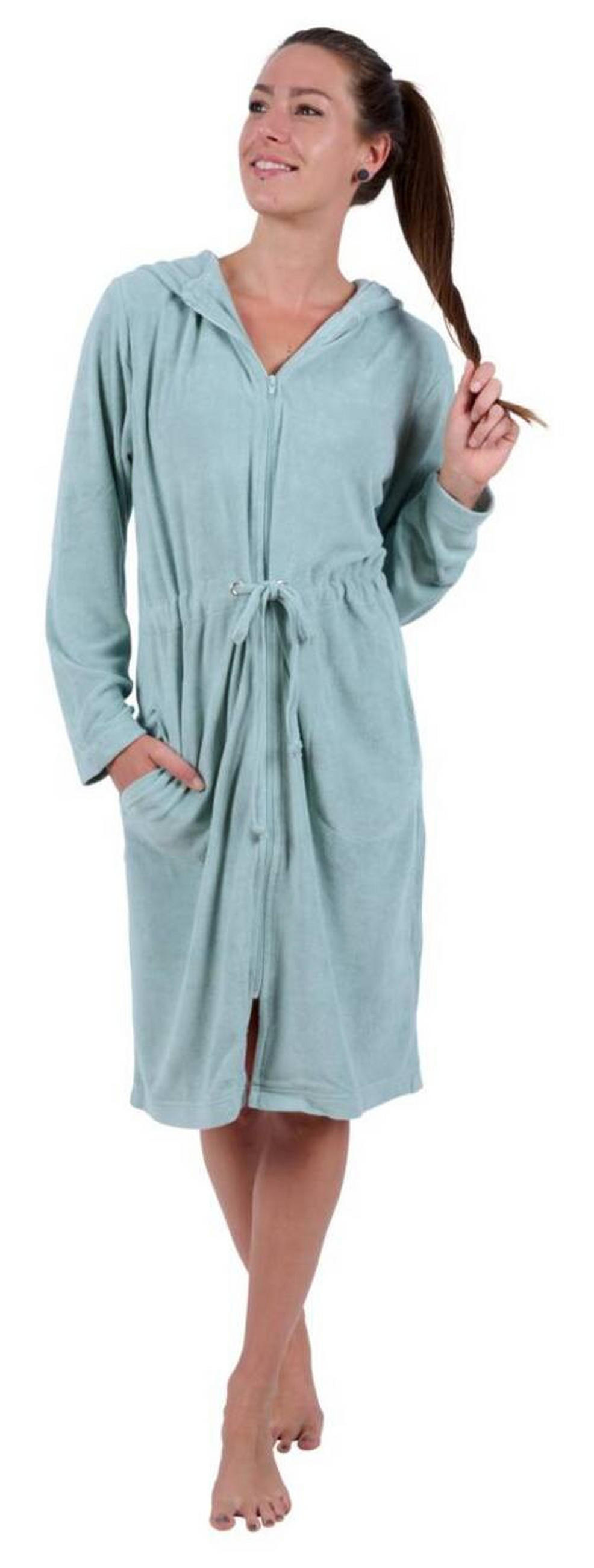BADEMANTEL LILY L Unisex  - Mintgrün, KONVENTIONELL, Textil (Lnull) - Esposa