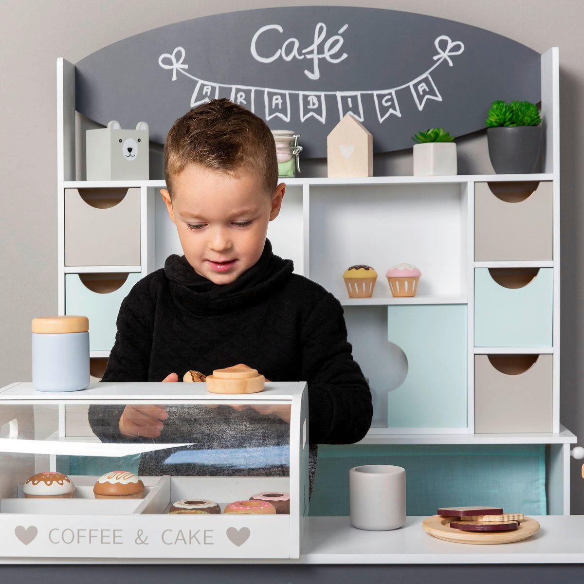 KINDERKÜCHENZUBEHÖR VANILLA  - Weiß, Basics, Holz (32/23/15cm) - MUSTERKIND