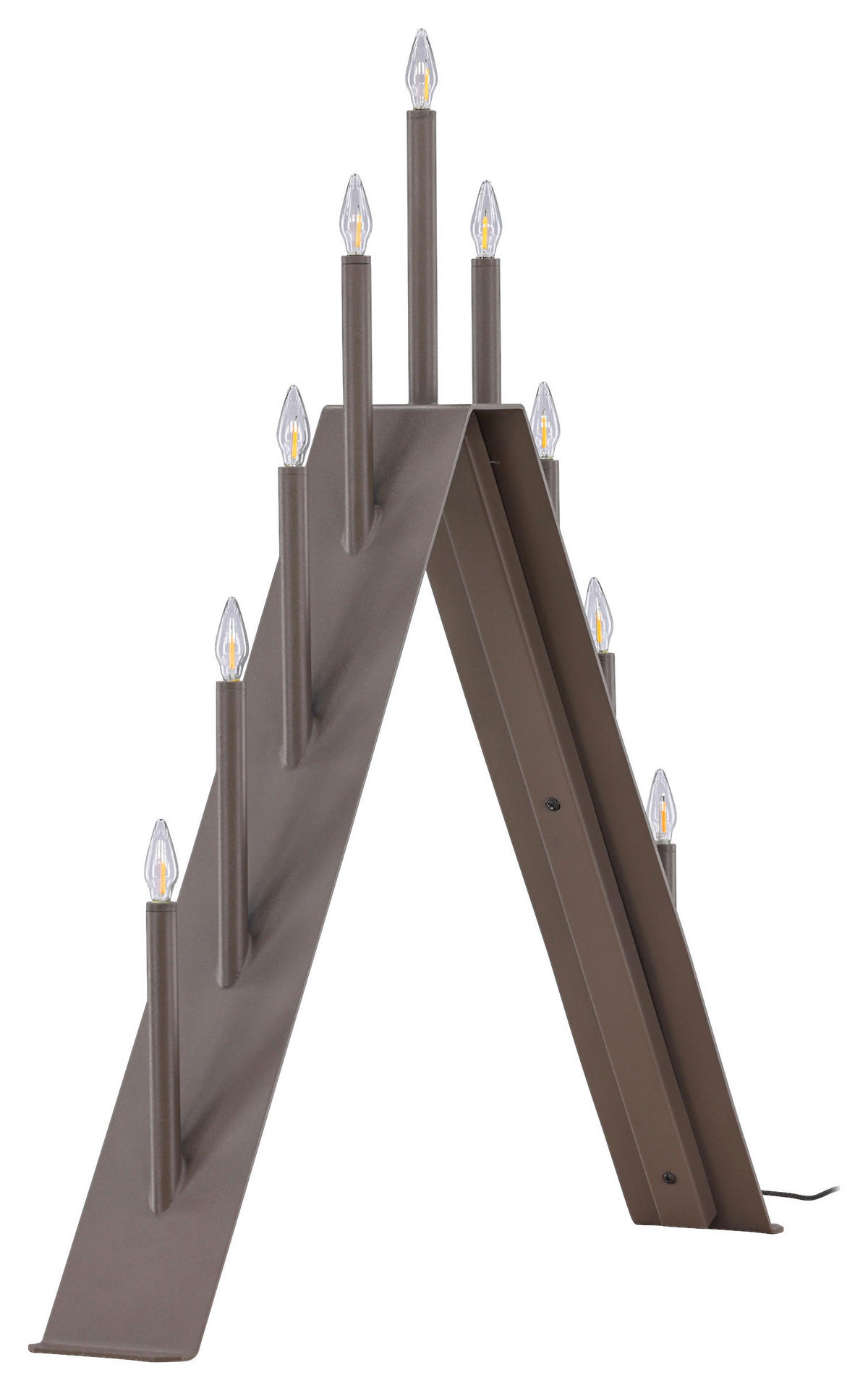 WEIHNACHTSPYRAMIDE  - Braun, Basics, Metall (64/64/9cm) - P & B