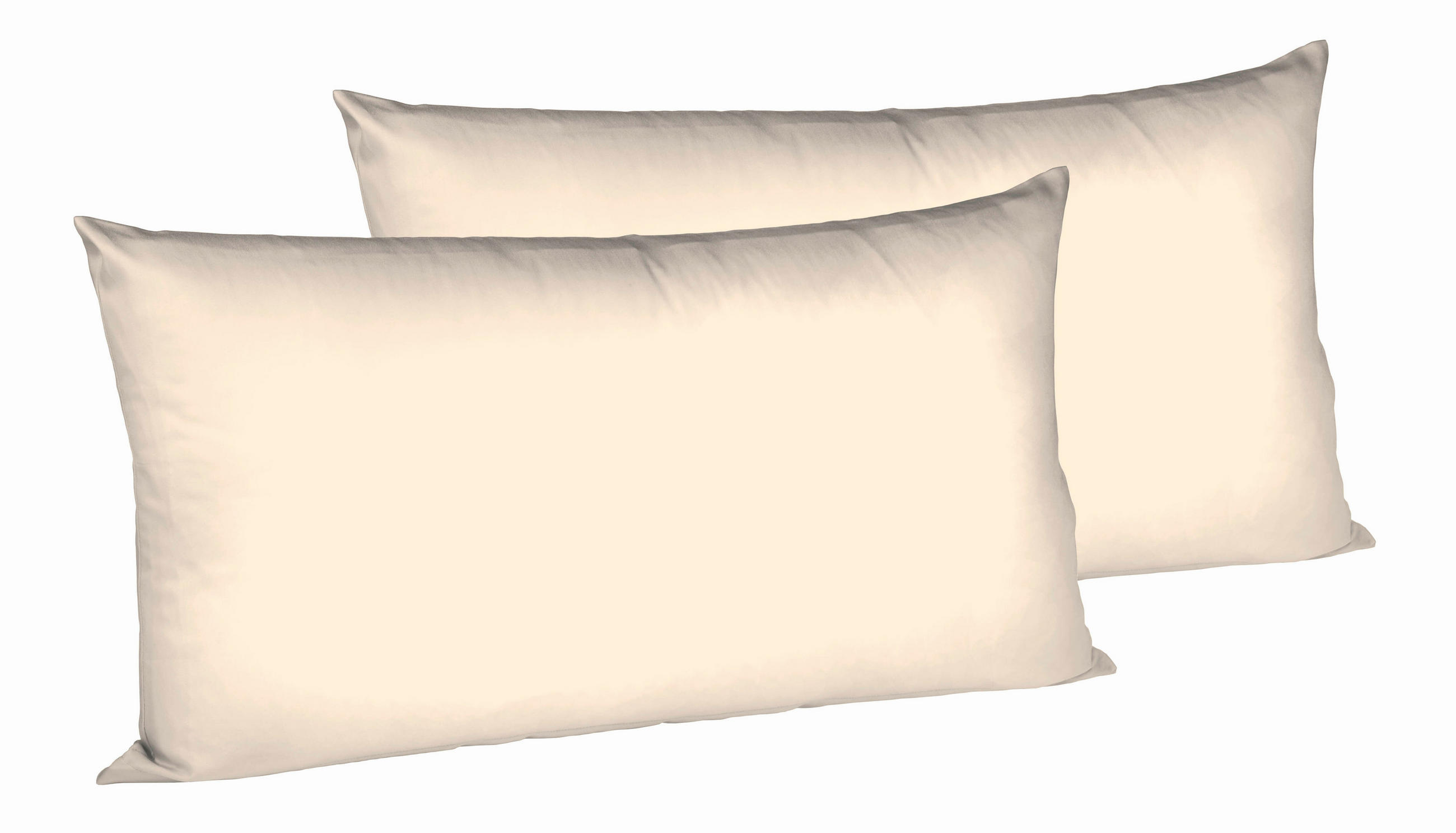 KOPFKISSENBEZUG 40/80 cm  - Creme, Basics, Textil (40/80cm) - Fleuresse