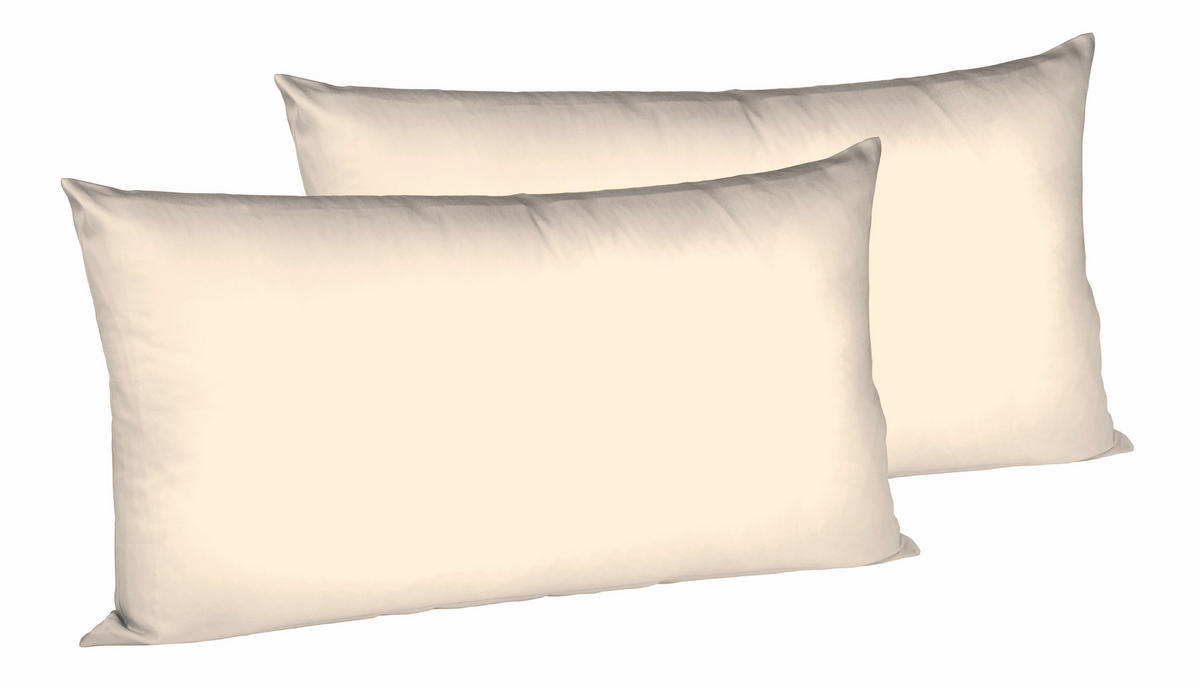 KOPFKISSENBEZUG 40/80 cm  - Creme, Basics, Textil (40/80cm) - Fleuresse