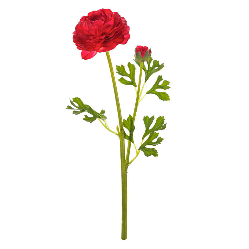 DEKORAČNÍ KVĚTINA 47 cm - růžová, Basics, textil (47cm)