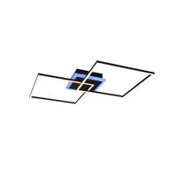 LED-DECKENLEUCHTE 29 W    61/61/8 cm  - Schwarz, Basics, Metall (61/61/8cm)