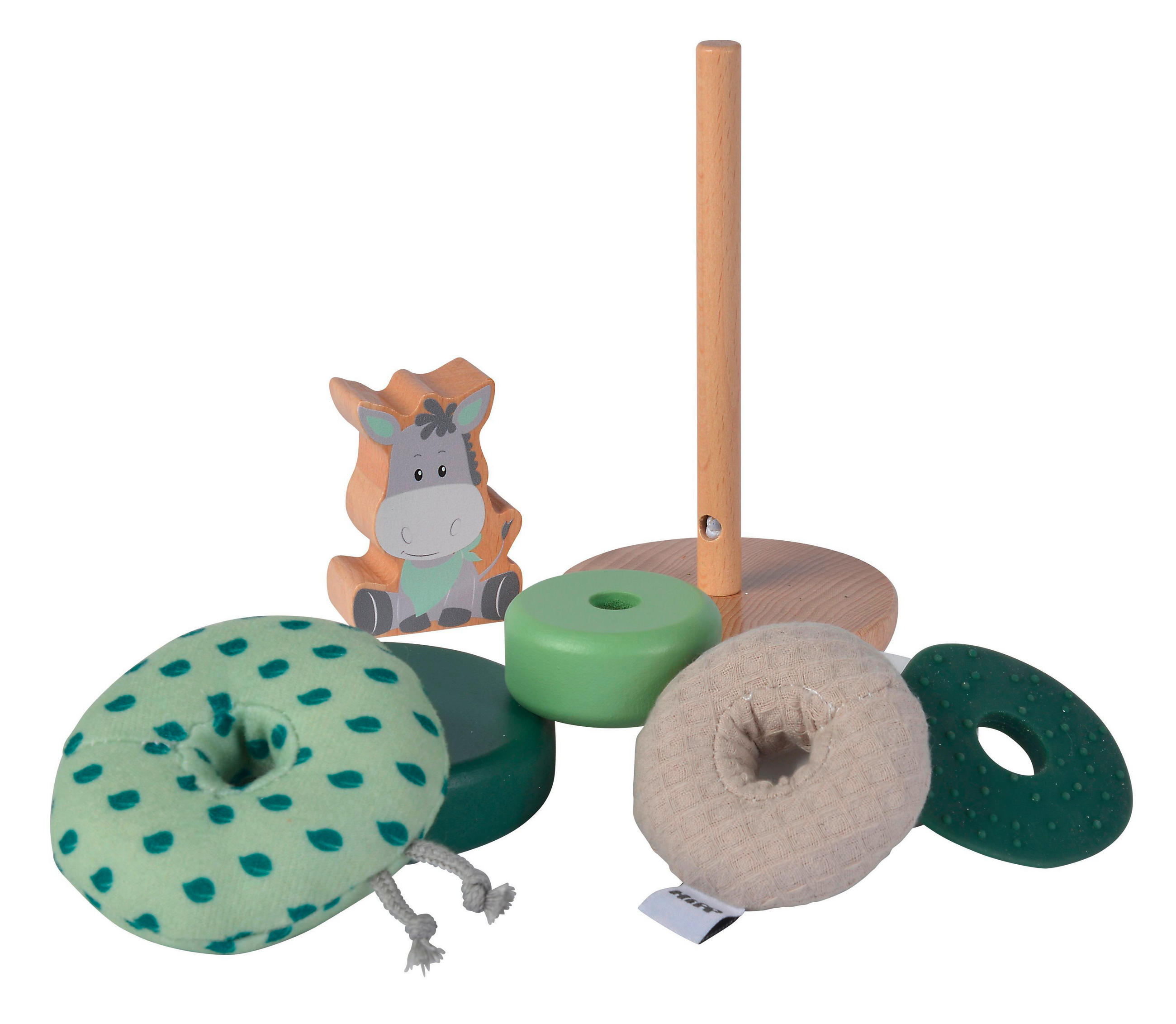 LERNSPIEL  - Multicolor/Hellgrün, Basics, Holz/Kunststoff (9,5/10/20cm) - Simba