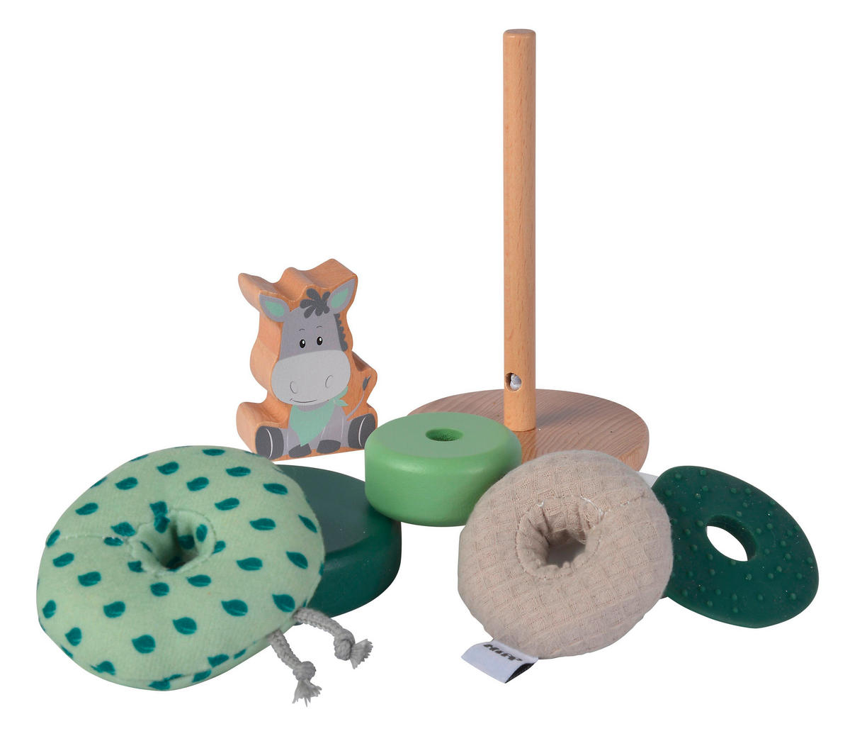 LERNSPIEL  - Multicolor/Hellgrün, Basics, Holz/Kunststoff (9,5/10/20cm) - Simba