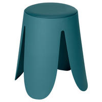 BADHOCKER - Petrol, Basics, Kunststoff (44,5/46/44,5cm) - Wenko
