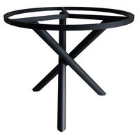 GARTENTISCHGESTELL 90/90/74 cm Metall  - Graphitfarben, Design, Metall (90/90/74cm) - Zebra 