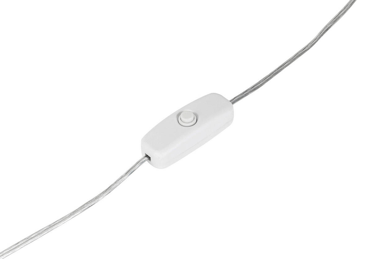 LED-DEKOLEUCHTE Bär 19/20/25 cm   - Transparent/Perlmutt, Design, Kunststoff (19/20/25cm) - Novel