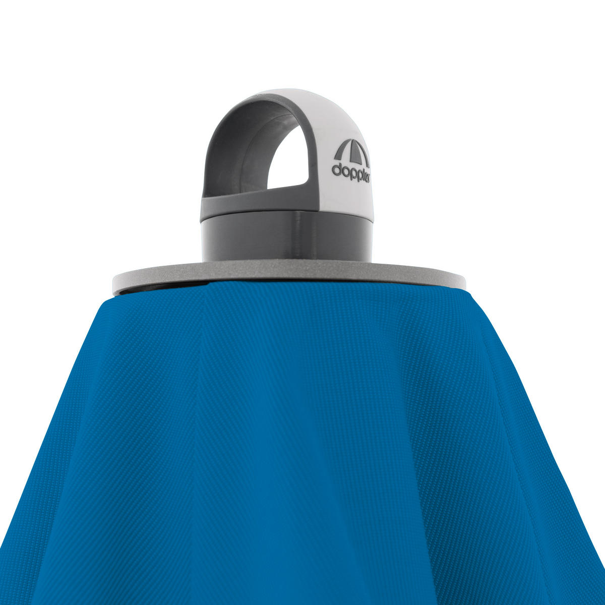 AMPELSCHIRM 300x300 cm  - Hellgrau/Hellblau, Basics, Textil/Metall (300/300cm) - Doppler