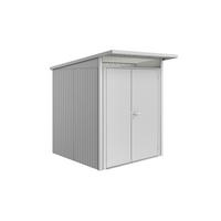 GERÄTEHAUS 180/218/222 cm  - Silberfarben, Design, Metall (180/218/222cm) - Biohort